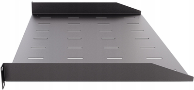 Rrafsh për kabinet RACK 19" 1U, 350mm, i zi