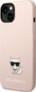 Mbulesë telefoni Karl Lagerfeld Silicone Choupette Body për iPhone 14 Plus 6.7", hardcase, rozë e çelët