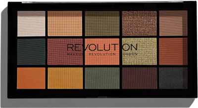 Paletë hija sysh Makeup Revolution Reloaded Iconic Division, 15 ngjyra, 15x1.1g, kapak plastik i tejdukshëm