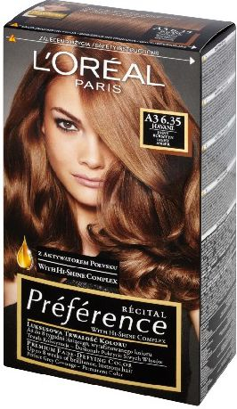 L'Oréal Paris Preference 6.35 Светло Кестен Боја за Коса