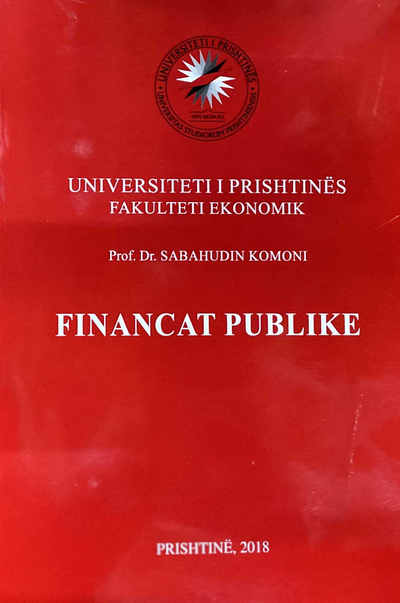 Financat Publike - Sabahudin Komoni