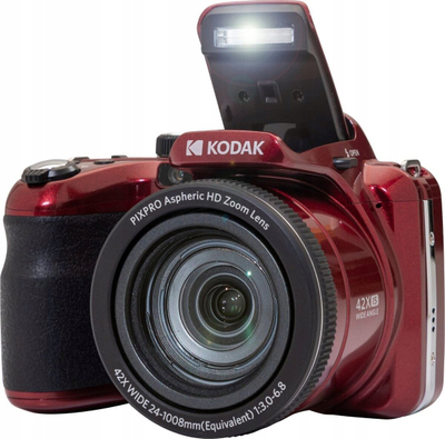 Aparat fotografik Kodak PIXPRO AZ425, 20MP, zmadhim optik 42x, i kuq