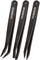 Сет пинцети СБС 3 во 1 Precision Tweezer, 3 парчиња, метални, црни