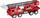 Kamion zjarfikës lodër Mega Creative 545018, pull back, 29cm, i kuq