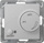 Termostat muri Ospel Impresja RTP-1YN/m/18, 230V, sensor ambienti, argjend