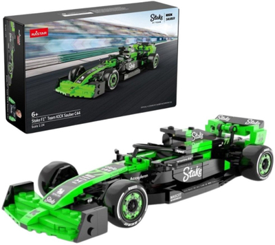 Set ndërtimi makinë garash Rastar KICK Sauber C44 F1 Stake, shkalla 1:24, 23 cm, shumëngjyrëshe