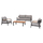 Set kopshti lounge 4-pjesësh Elara (HM6195.01), gri