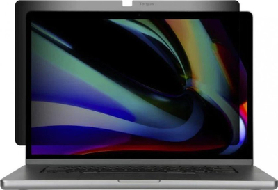 Ekran privatësie me magnet Targus për MacBook Air M2 13.6", anti-reflektues, filtër dritë blu, i zi