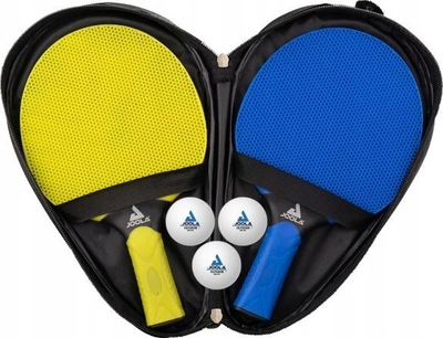 Set pingpongu Joola TT-Set Vivid Outdoor, 2 reketa, topa edhe rrjetë, shumëngjyrësh