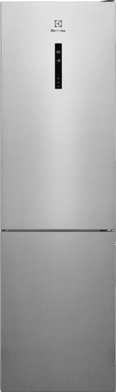 Frigorifer i kombinuar Electrolux LNT7ME36X3, 201cm, me ngrirës poshtë, inox