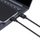 Kabëll USB Microconnect ECO USB 3.2 Gen 2, USB C me USB A, 0.5m, i zi