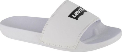 Shapka Levi's Batwing Slider, slip-on, me logo Levi's, të bardha