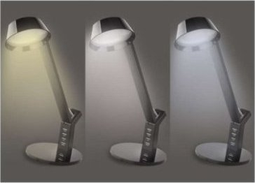 Lampë tavoline EMOS SIMON, LED, krah i lëvizshëm, e zezë