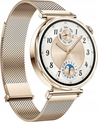Smartwatch Huawei Watch GT 5, 41mm, byzylyk Milanese, ngjyrë ar