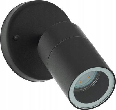 Aplike muri për jashtë Sol 72 Outdoor Felicia, IP44, GU10 LED, e zezë