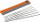 Set lima cilindrike Bahco ROUND FILE, 4.8x200mm, 6 copë, gri