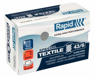 Kapëse tekstili Rapid 436 K1, për stapler tekstili Rapid K1, 10000 copë