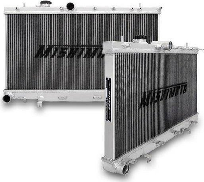 Radiator alumini Mishimoto MMRAD-WRX-01 për Subaru WRX STI 2001-2007, performancë, ngjyrë argjendtë