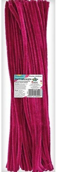 Shufra dekorative chenille Colorino, 30cm, 50 copë, ngjyrë panxhar