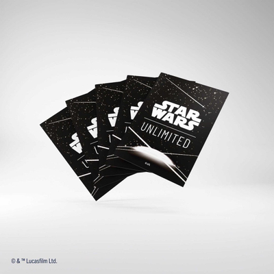 Futrolla letra Gamegenic Star Wars Unlimited Premium Art Sleeves Card Back, set 60 copë, e bardhë