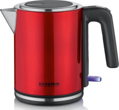 Çajnik elektrik Severin WK 3427, 1.0L, çelik inox, i kuq