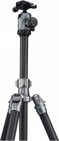 Tripod fotografik FotoPro Sherpa Max, 4 seksione, fibër karboni, gri