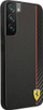 Futrollë telefoni Ferrari On Track Carbon Stripe FESAXHCS22MBK, për Samsung Galaxy S22+, kapak i fortë, e zezë