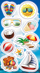 Set ngjitësesh Ranok Creative Stickers Summer, motive verore, multikolor
