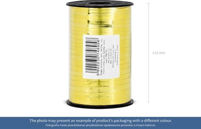 Shirit dekorativ PartyDeco Plastic Ribbon, 5mm, 225m, rozë