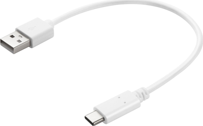 Kabllo Sandberg USB-C 3.1 > USB-A 3.0, 0.2m, e bardhë