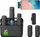 Mikrofon pa tela Ulanzi J12 SB7144, lavalier dyfishtë, USB C, i zi