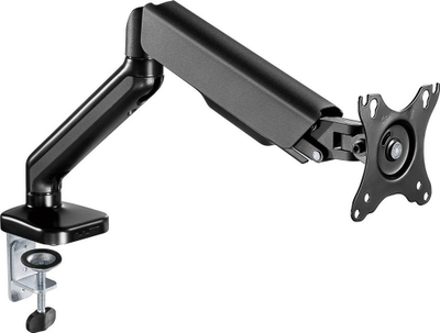 Mbajtëse monitori Goobay Single me gas spring, 17-32", e zezë