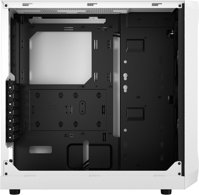 Kasë kompjuteri Fractal Design Focus 2 White TG Clear Tint
