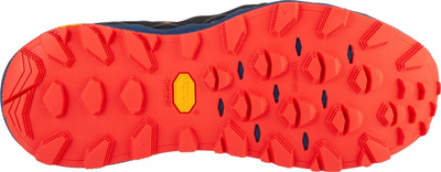 Këpucë trail running Mizuno Wave Mujin 10, burra, Vibram, të zeza me portokalli