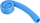 Mbulesë sigurie për shtylla trampoline 90 cm, diametër 3.5 cm, blu