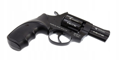 Revolver zbrazës Zoraki R1 K6L BAS, tytë 2.5", .22 Long Blank, i zi