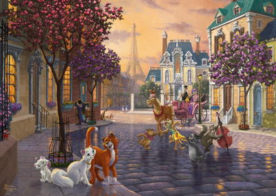 Puzzle Schmidt Spiele Thomas Kinkade Disney Aristocats, 1000 copë, shumëngjyrësh