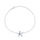 Byzylyk Brilio Silver Starfish BRC24WRBW