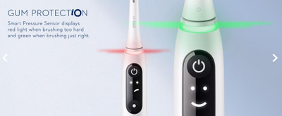 Furçë dhëmbësh elektrike Oral-B iO Series 7S, me sensor presioni, 5 mënyra larjeje, e bardhë