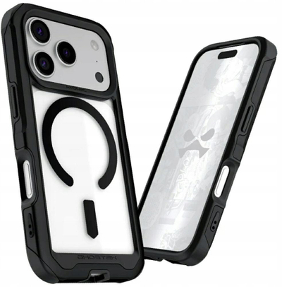 Kapak telefoni Ghostek Atomic Slim për iPhone 17 Pro, 6.3", MagSafe, i zi