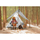 Tendë kampingu Aosom Sunshade Tent Sail, 3x4x2.4 m, poliester 210D, gri e çelët