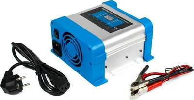 Karikues baterish Azo BC-20 PRO, 24V, 300W, ngjyrë argjendtë