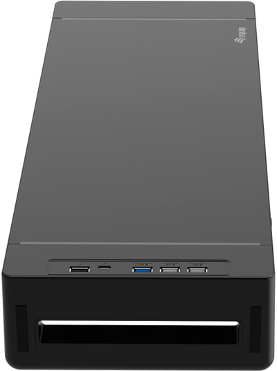 Носач за монитор Equip 650883, 4x USB A USB C, до 25kg, црн