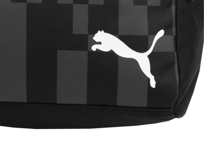 Çantë sportive Puma individualRISE Small Bag, poliestër, me rrip shpatulle, e zezë gri