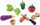 Lodër për me prij perime Hape Garden Vegetables, 8 copë, dru, shumëngjyrëshe