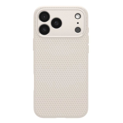 Kapak telefoni Spigen Liquid Air për iPhone 17 Pro, gomë TPU e butë, kundër rrëshqitjes, titanium natyral