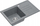 Lavaman kuzhine QUADRON BEN 111, granit, 70x44x17.5cm, me çezme KATE, gri