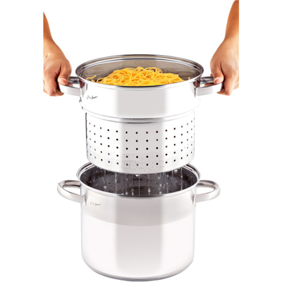Set tenxhere për pasta Lamart LTSS2417, 3 pjesë, e argjendtë