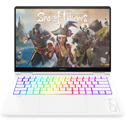 Laptop gaming HP OMEN Transcend 14-fb0001nc, OLED 14" 2.8K, Intel Core Ultra 9, RTX 4060, 32GB RAM, 1TB SSD, i bardhë