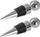Set tapa vere Koopman, 2 copë, çelik inox dhe silikon, gri